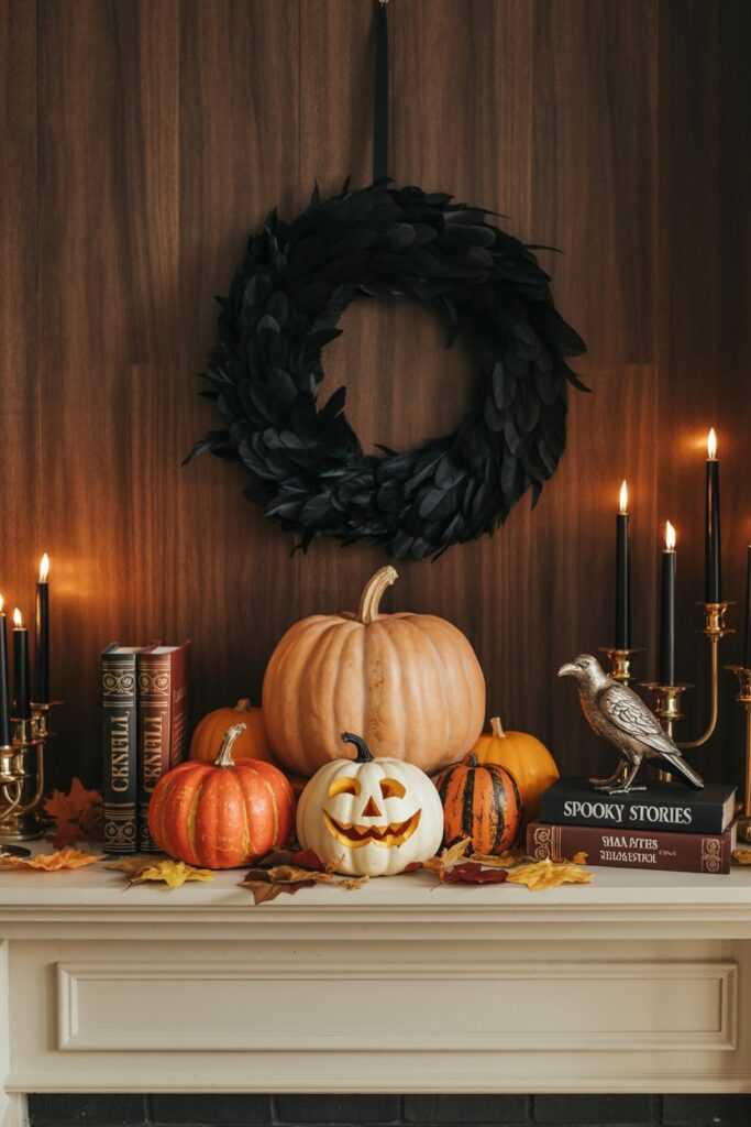 Mixing Pumpkins with Other Halloween Décor