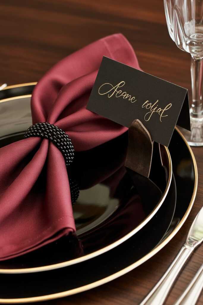 Napkins and Place Settings