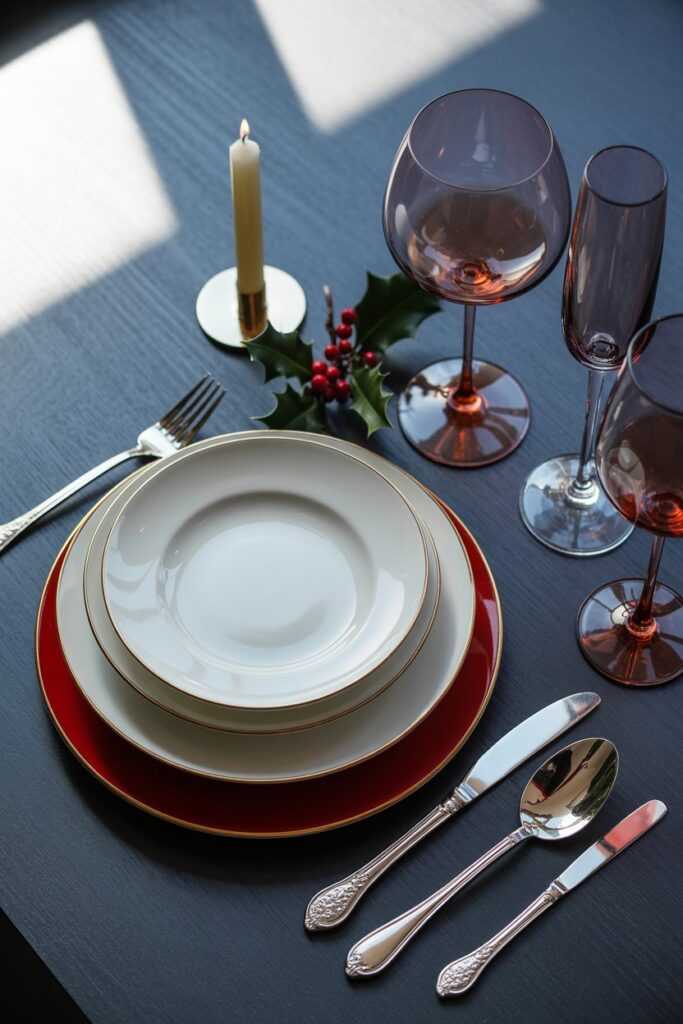 Plates, Glassware, and Cutlery