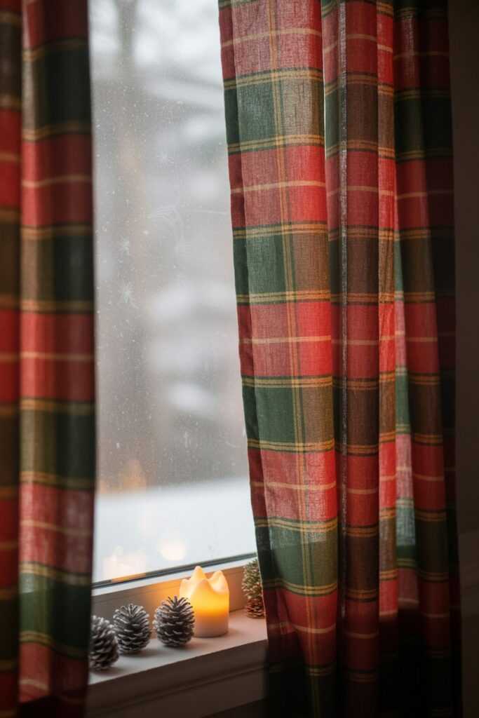 Play with Plaid Curtains or Window Treatments