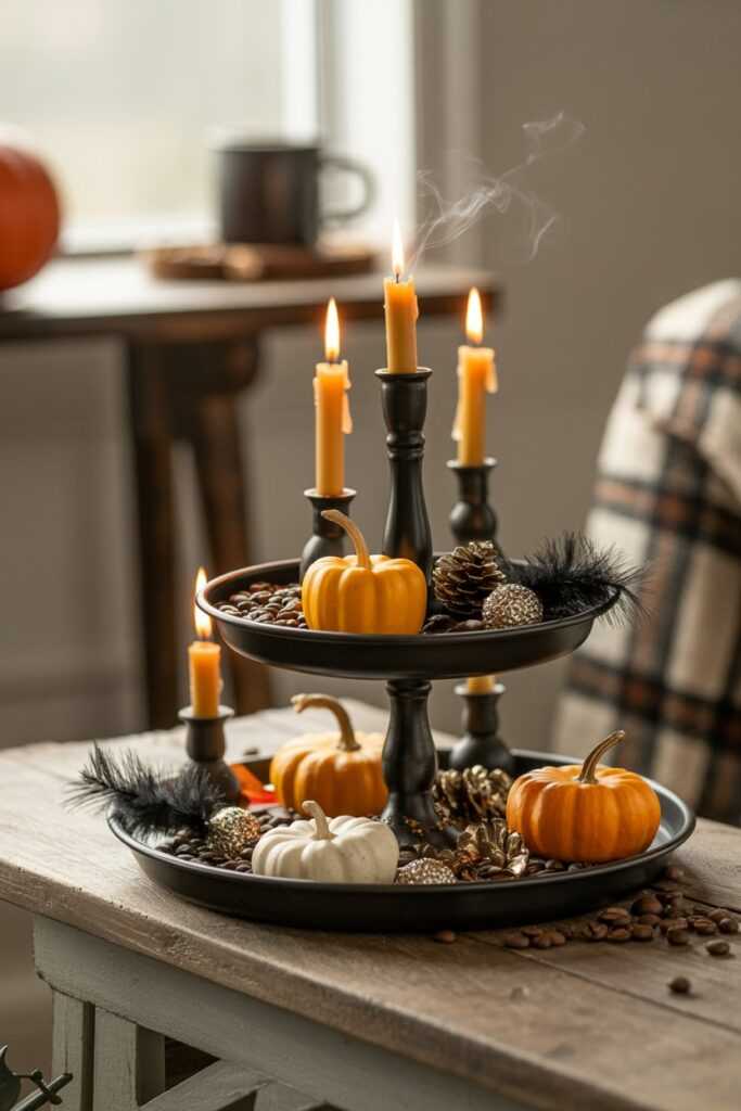 Seasonal Black and Orange Styling Ideas
