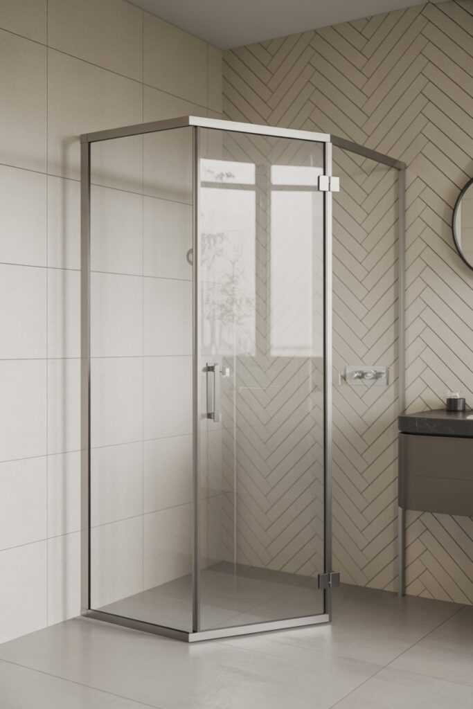 Semi-Frameless Door