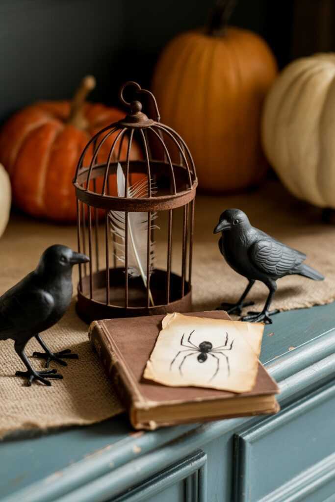 Spooky Accents with a Rustic Twist