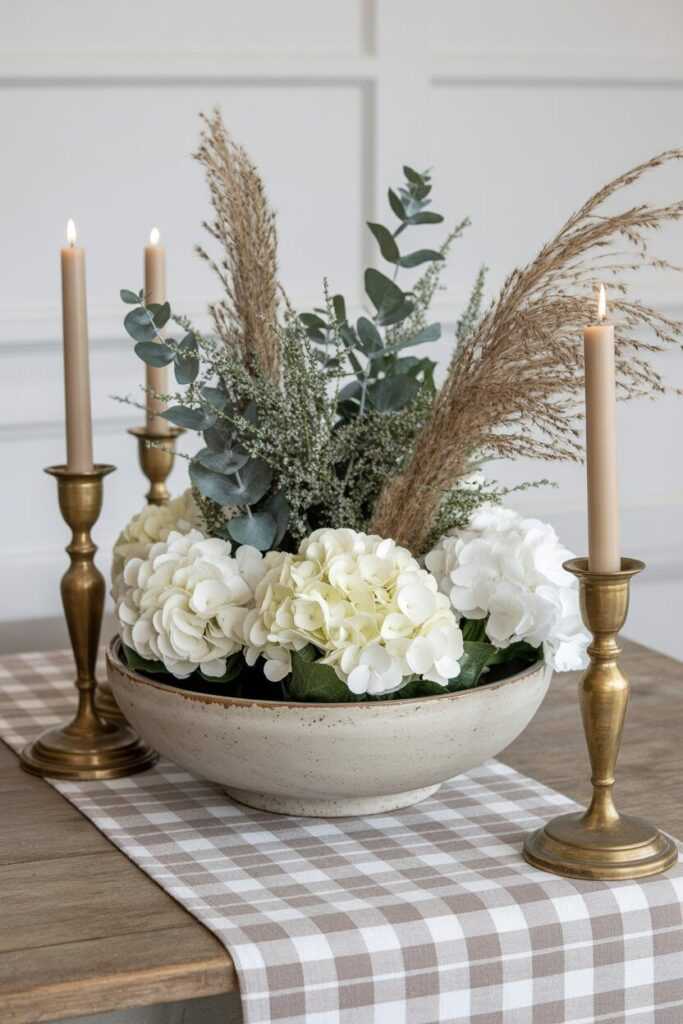 Centerpiece Ideas That Pair Beautifully with Plaid