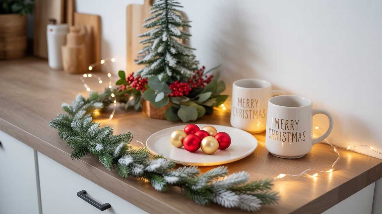 Christmas Kitchen Shelf Styling Ideas for a Festive Touch