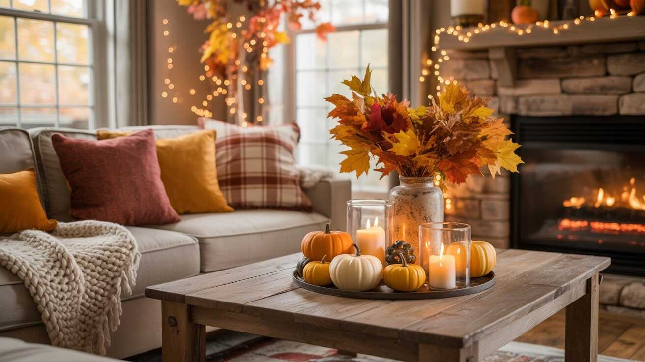 Cozy Fall Living Room Ideas for a Warm Thanksgiving