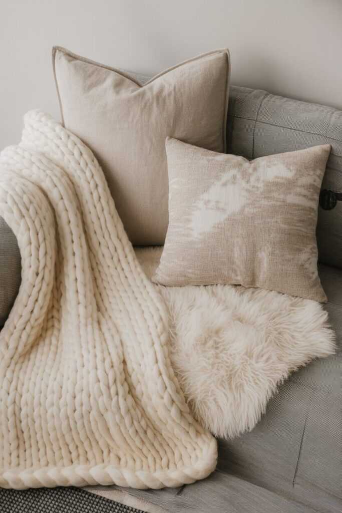 Cozy Textiles for Extra Warmth