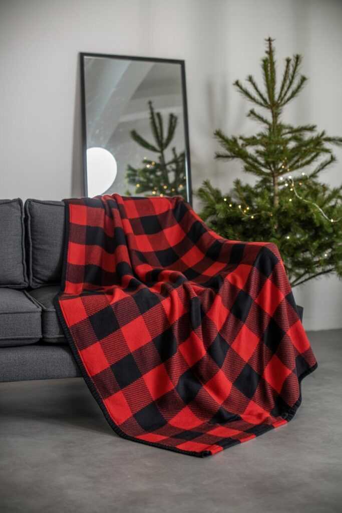 Creating a Focal Point with Your Plaid Blanket