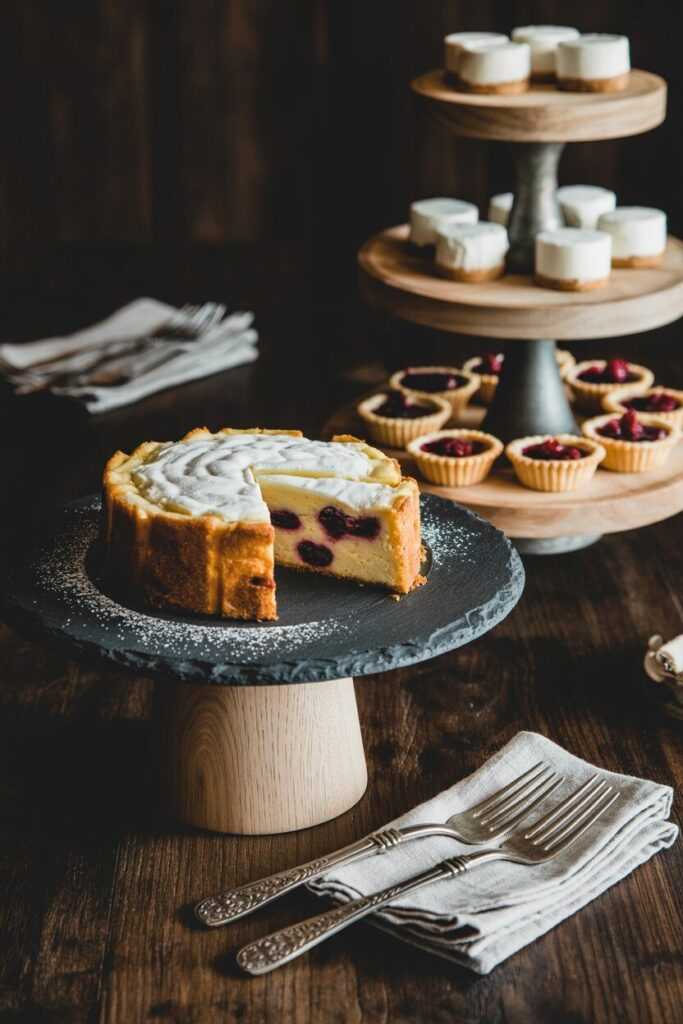 Dessert Display: Rustic Serving Pieces