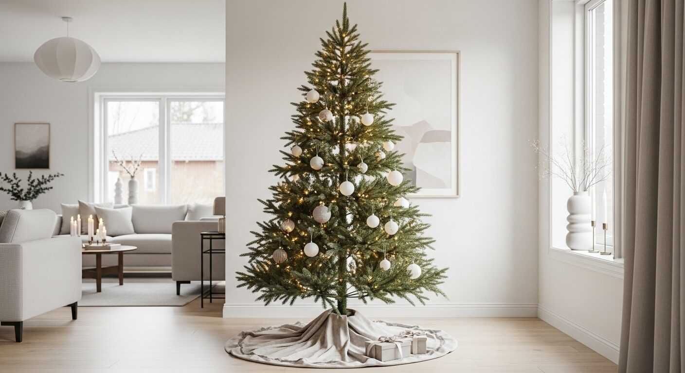 Minimalist Modern Christmas Tree Skirts for Elegant Decor