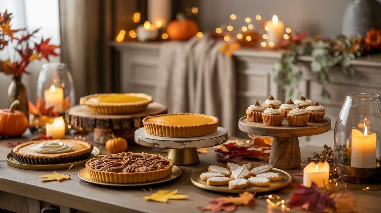 Stunning Thanksgiving Dessert Table Décor Ideas