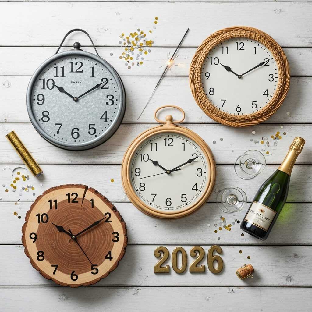 Best Farmhouse Clock Styles for a Cozy New Year’s Countdown