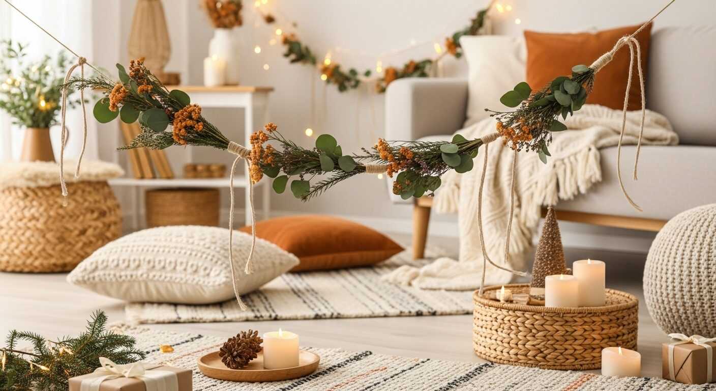 Boho Holiday Garlands for a Cozy Creative Home