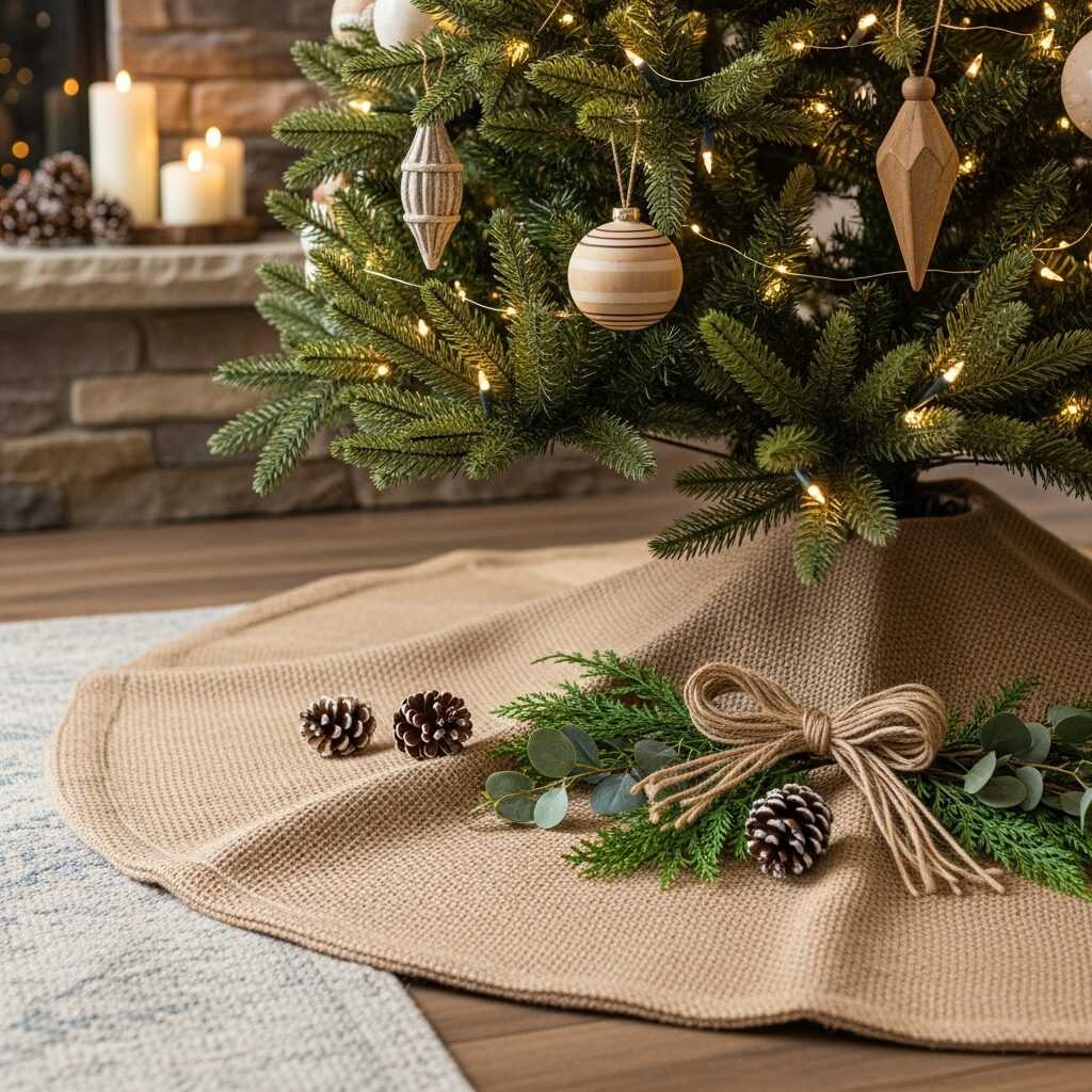 Classic Burlap Skirts for Timeless Rustic Charm