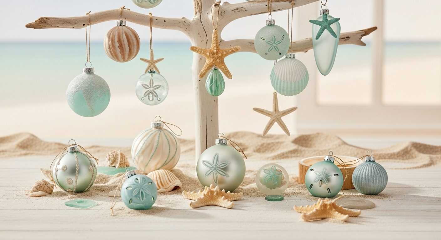 Coastal Christmas Ornaments for a Relaxing Holiday Look