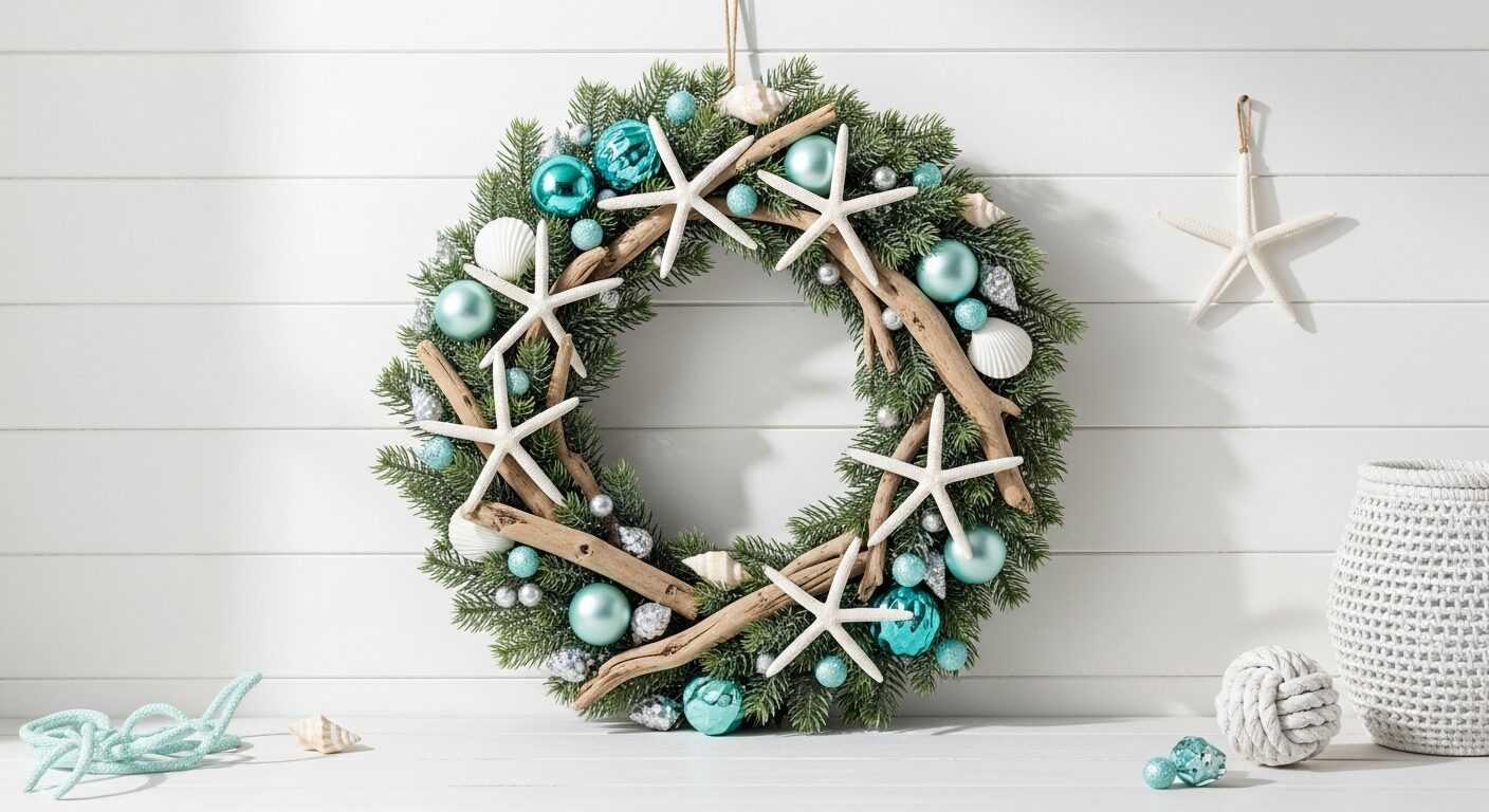 Coastal Wreaths for a Seaside Christmas Look