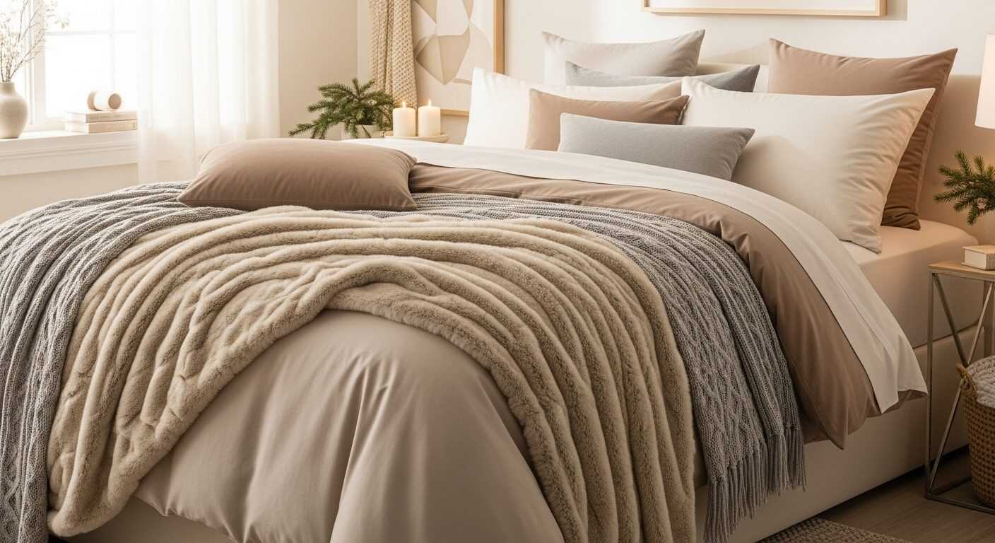 Cozy Winter Bedding Sets With Luxurious Faux Fur Accents