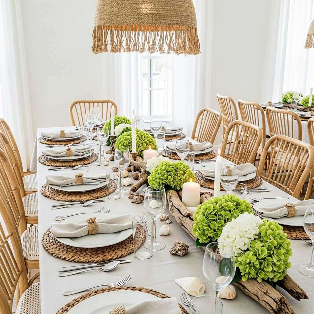 Create a Coastal Inspired Dining Space