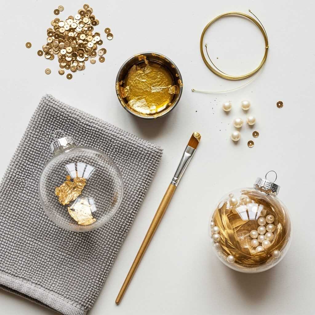 DIY Glam Ornament Ideas