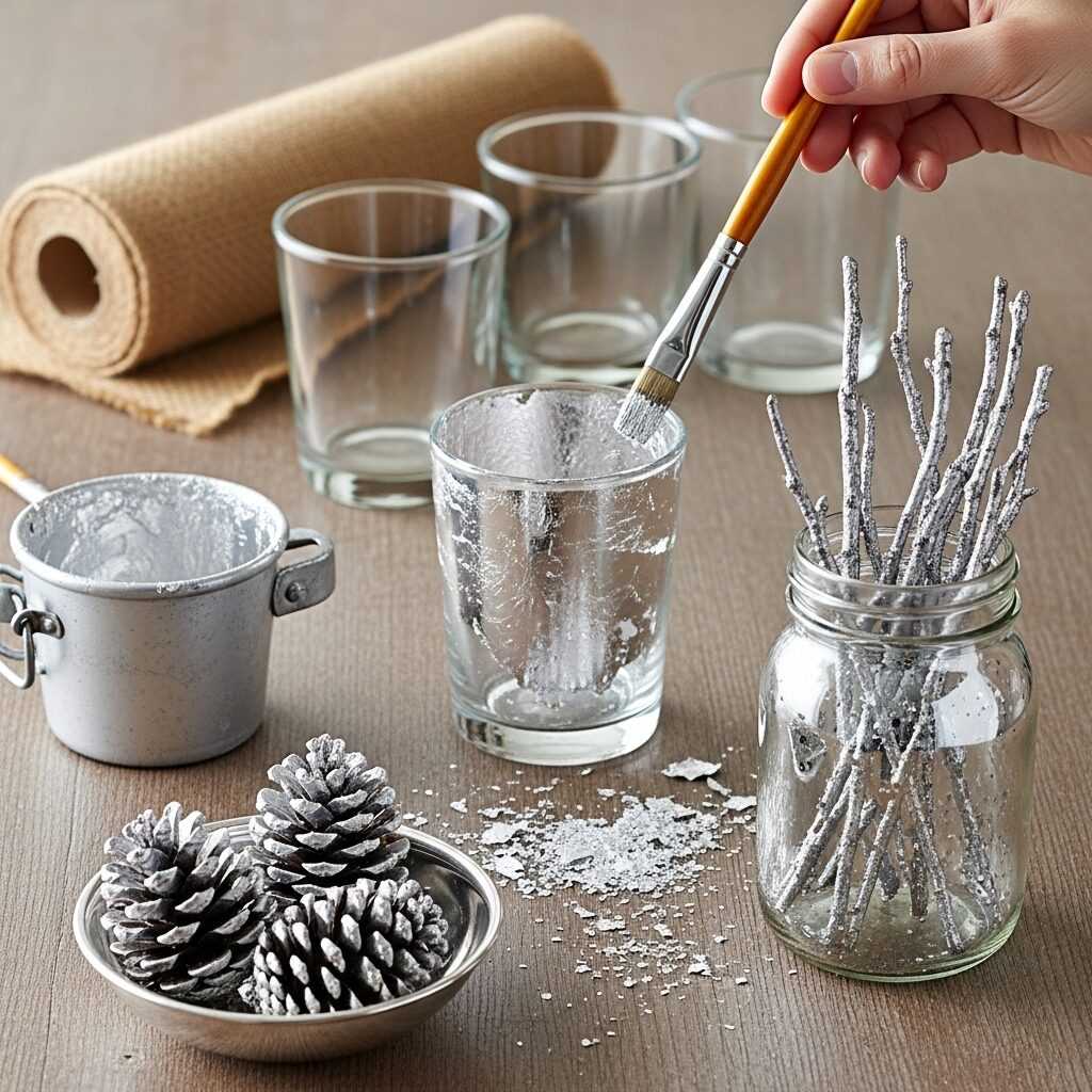 DIY Silver Decor Ideas