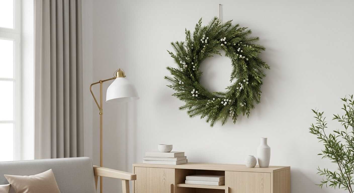 Elegant Scandinavian-Style Wreaths for a Minimalist Home