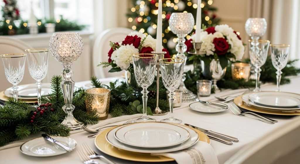 Glam Dinnerware Sets to Elevate Your Christmas Table