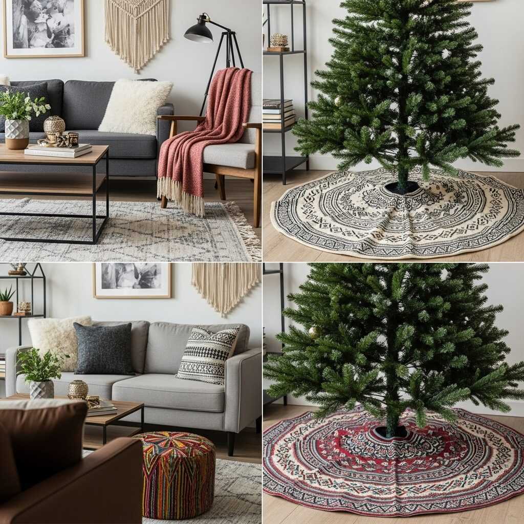 How To Pick The Perfect Boho Christmas Tree Skirt For Your Space