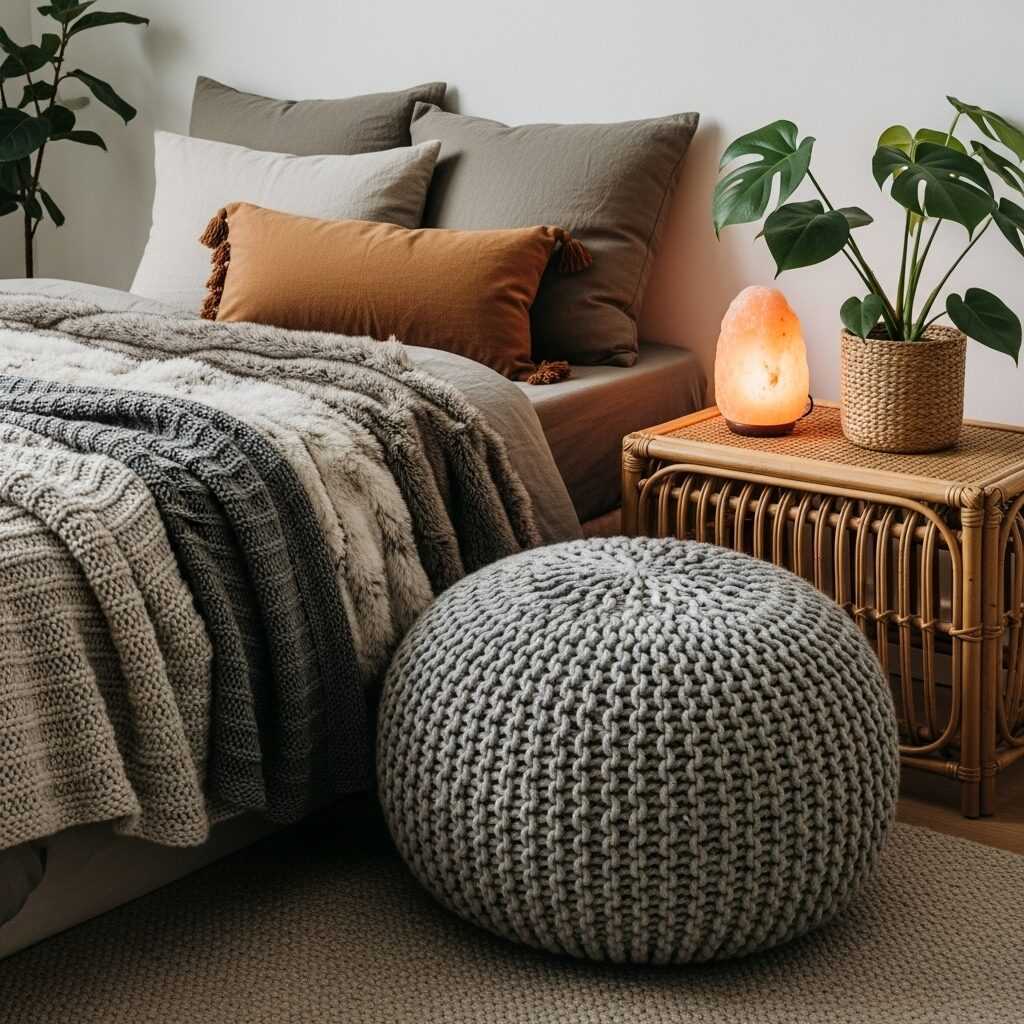 How to Style Knit Poufs for Maximum Winter Comfort