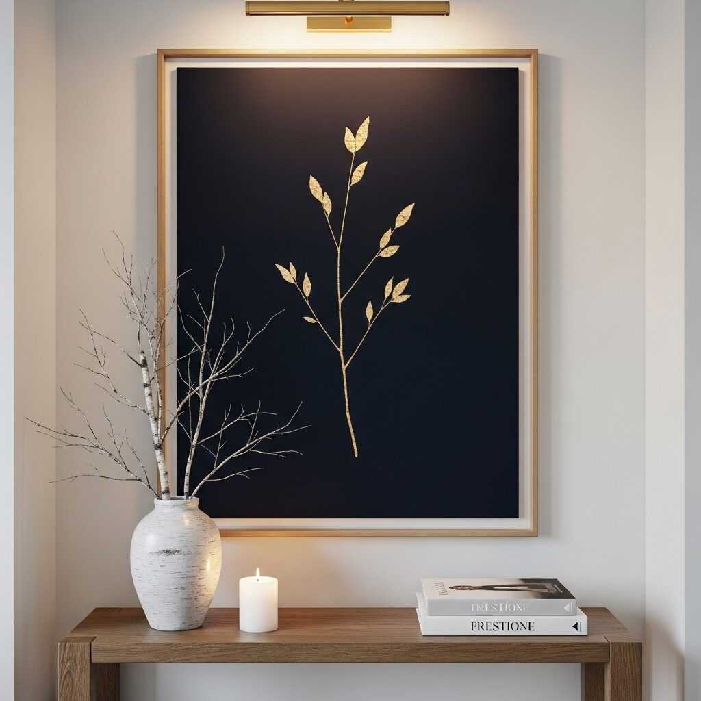 How to Style Minimalist Wall Art for Christmas