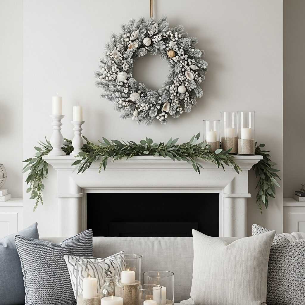 How to Style Your Home Around a Coastal Wreath