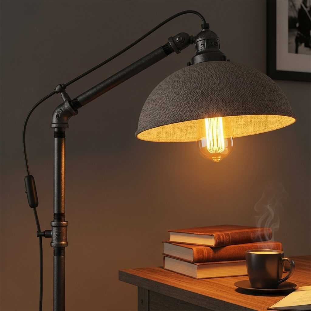 Key Features to Look for in a Cozy Industrial Floor Lamp