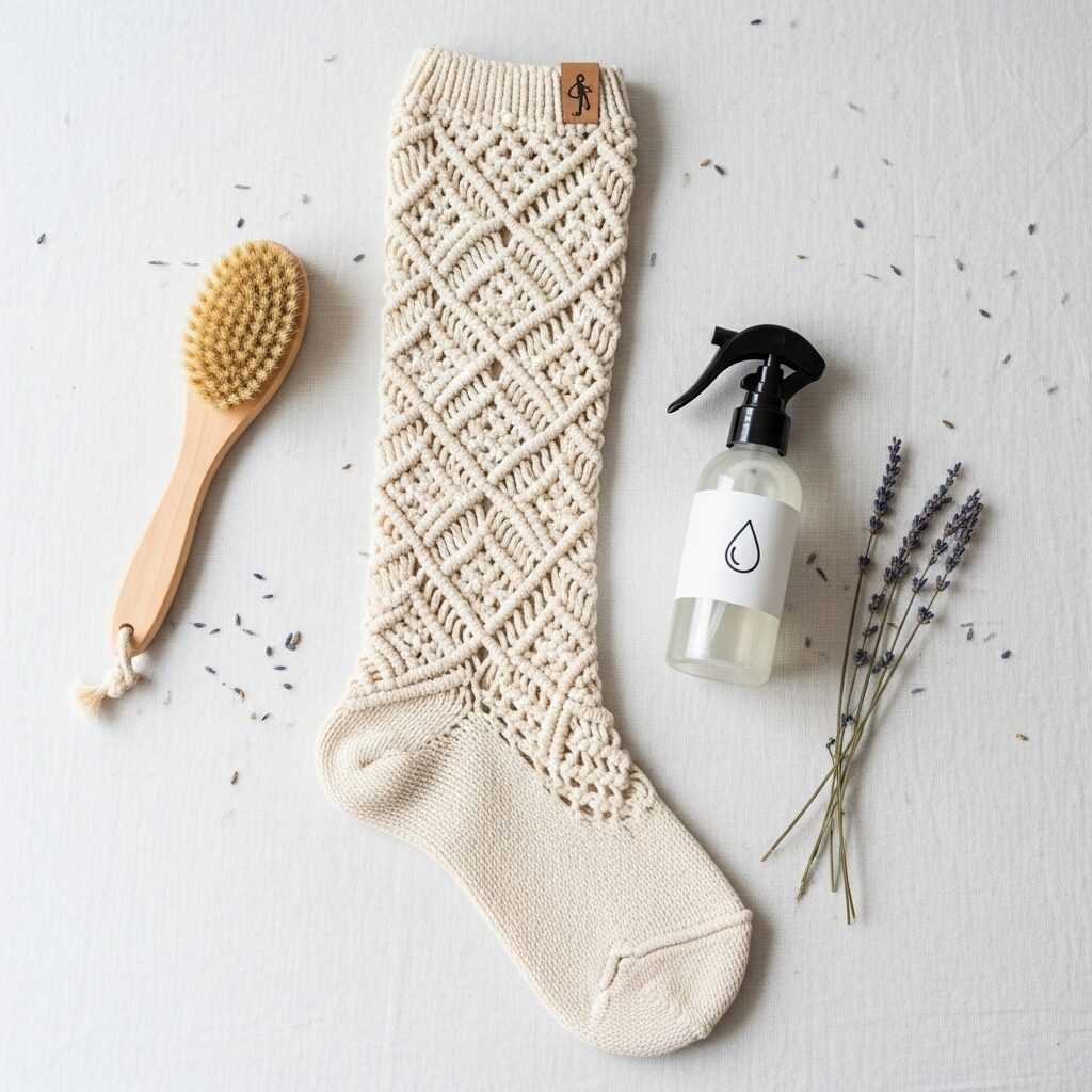 Maintaining Your Macramé Stockings