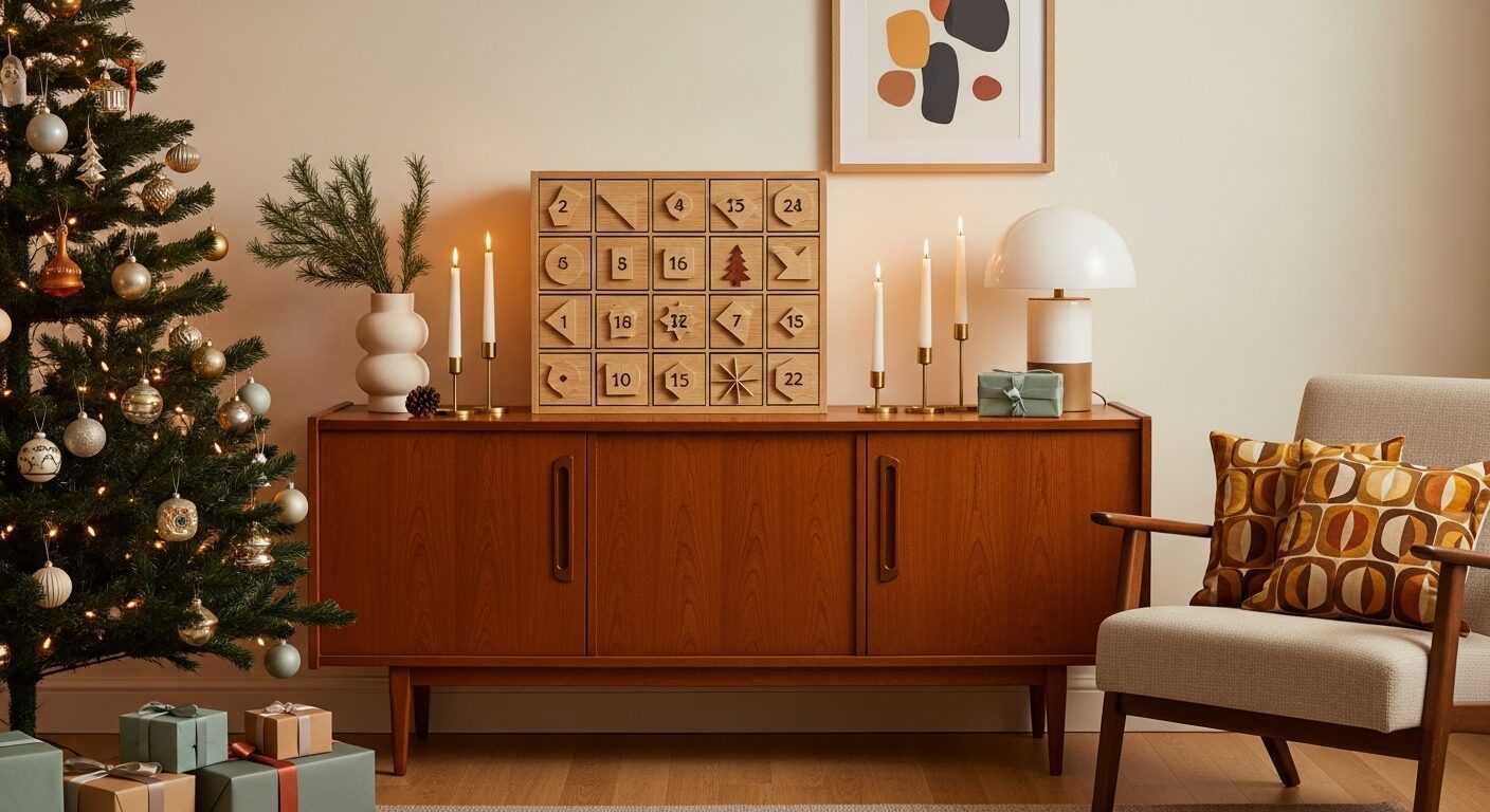 Mid-Century Advent Calendars for a Stylish Christmas