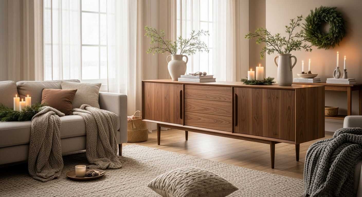 Mid-Century Sideboards for Cozy Winter Living Rooms