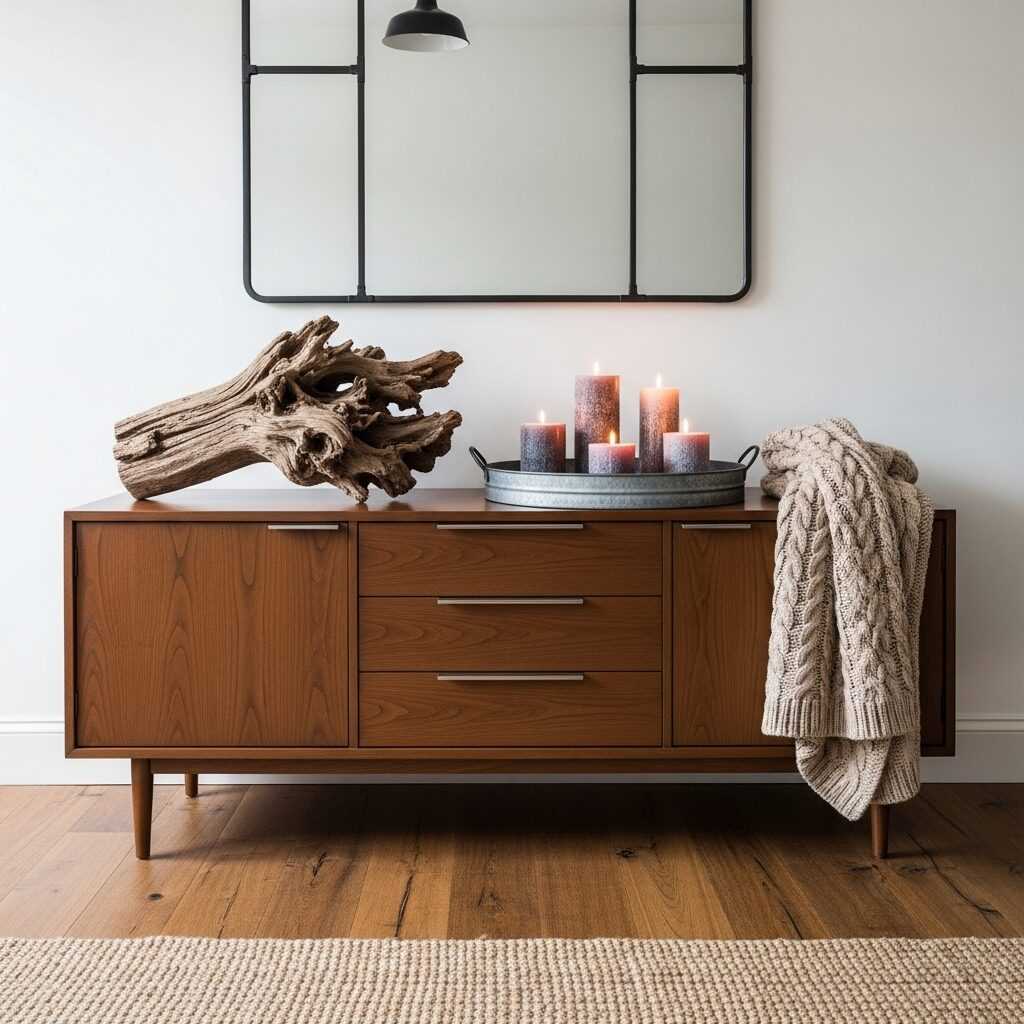 Mixing Mid-Century Sideboards With Other Winter Styles