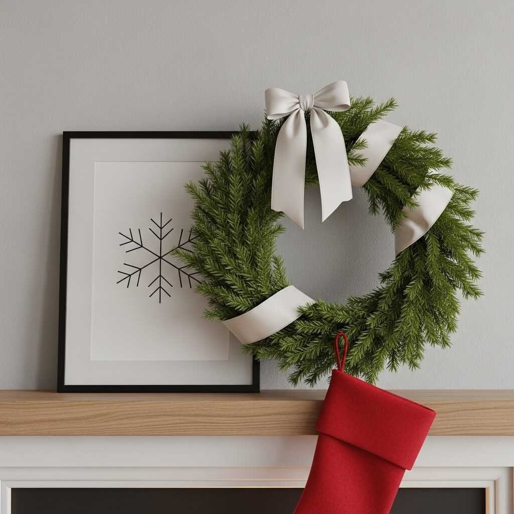 Mixing Minimalism with Traditional Christmas Decor