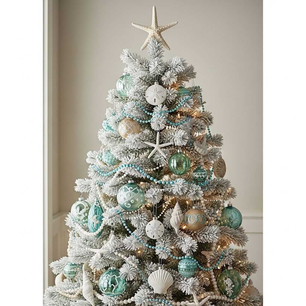 Style a Coastal Inspired Christmas Tree