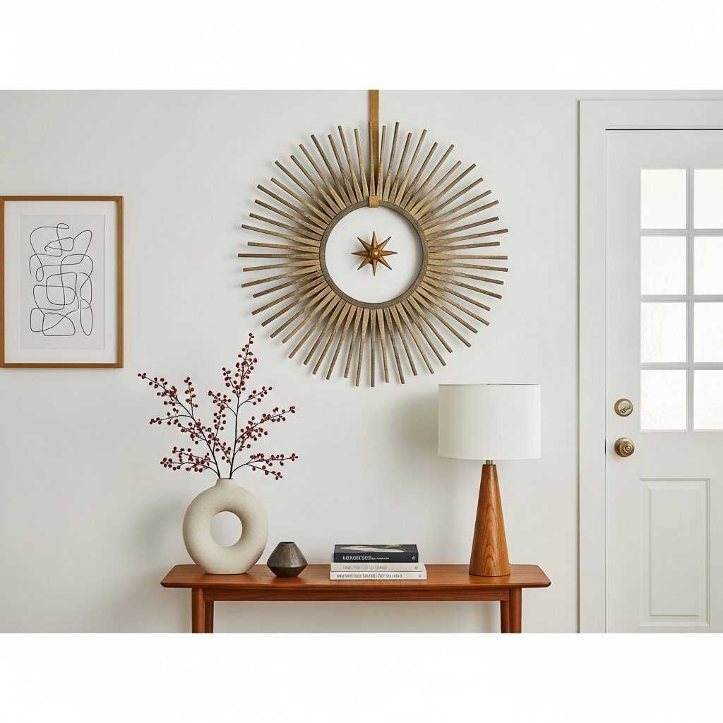 Styling Your Entryway Around the Wreath