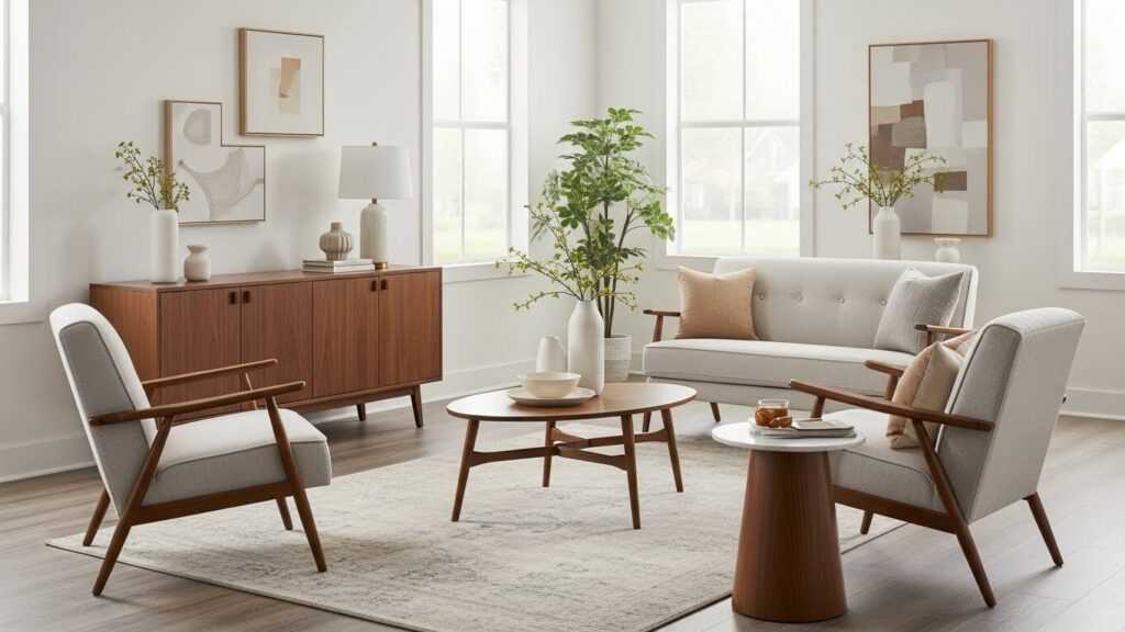 Stylish Mid-Century Accent Furniture for Modern Gatherings