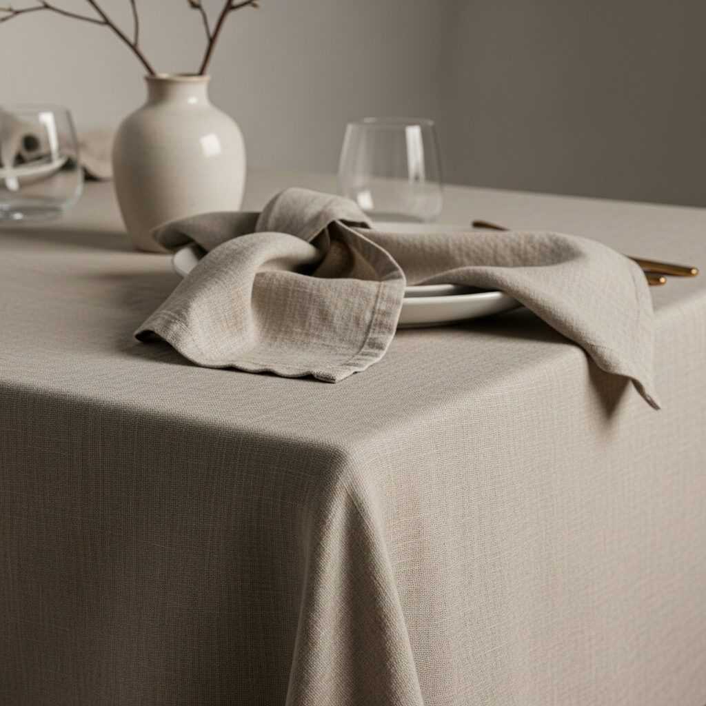 Table Linen Ideas That Support Minimalism
