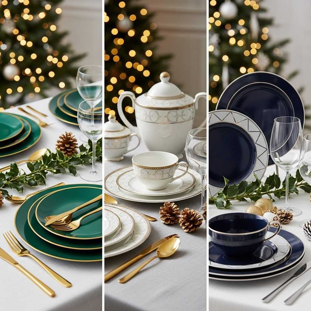 Top Glam Dinnerware Styles to Consider for Christmas