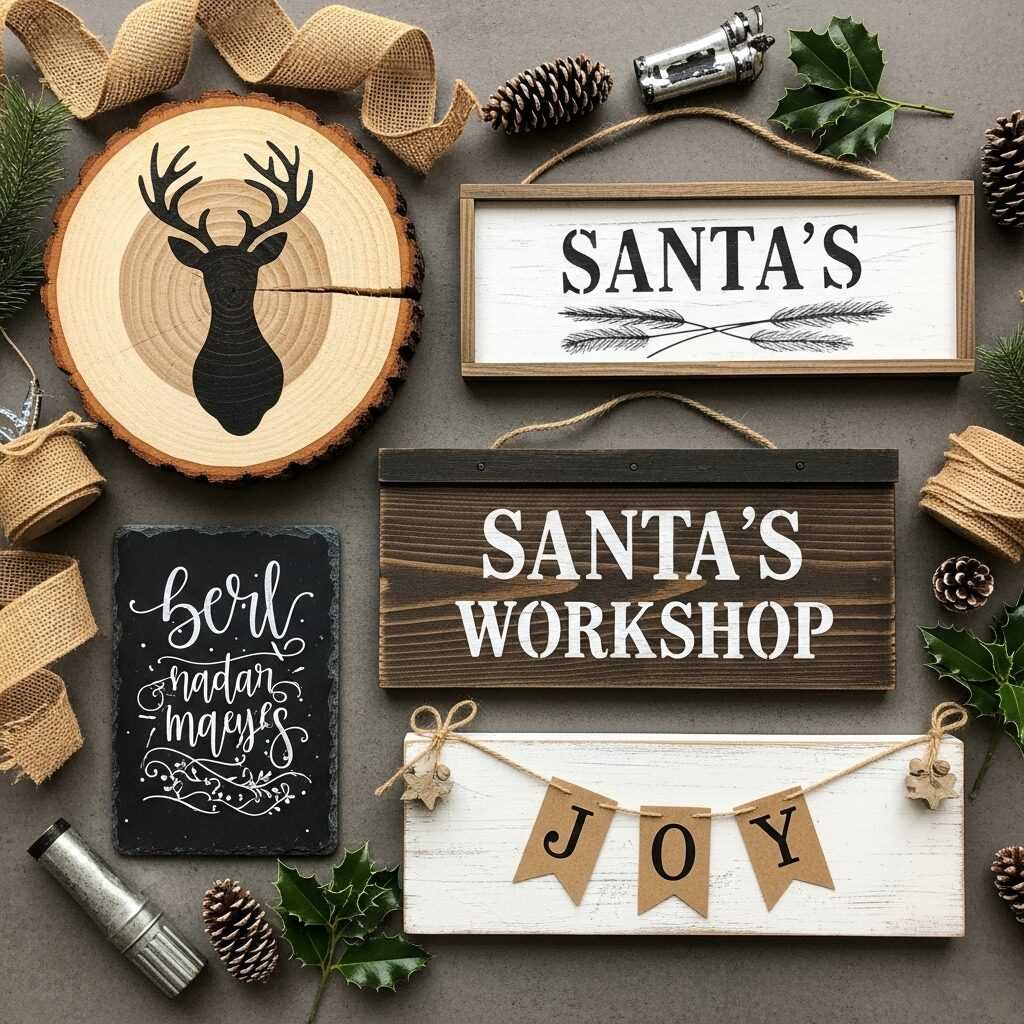 Types of Rustic Christmas Signs That Bring Life to Your Space
