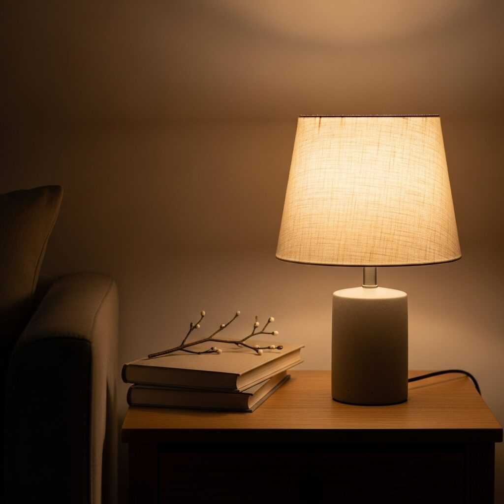 Use Table Lamps as Cozy Festive Accents