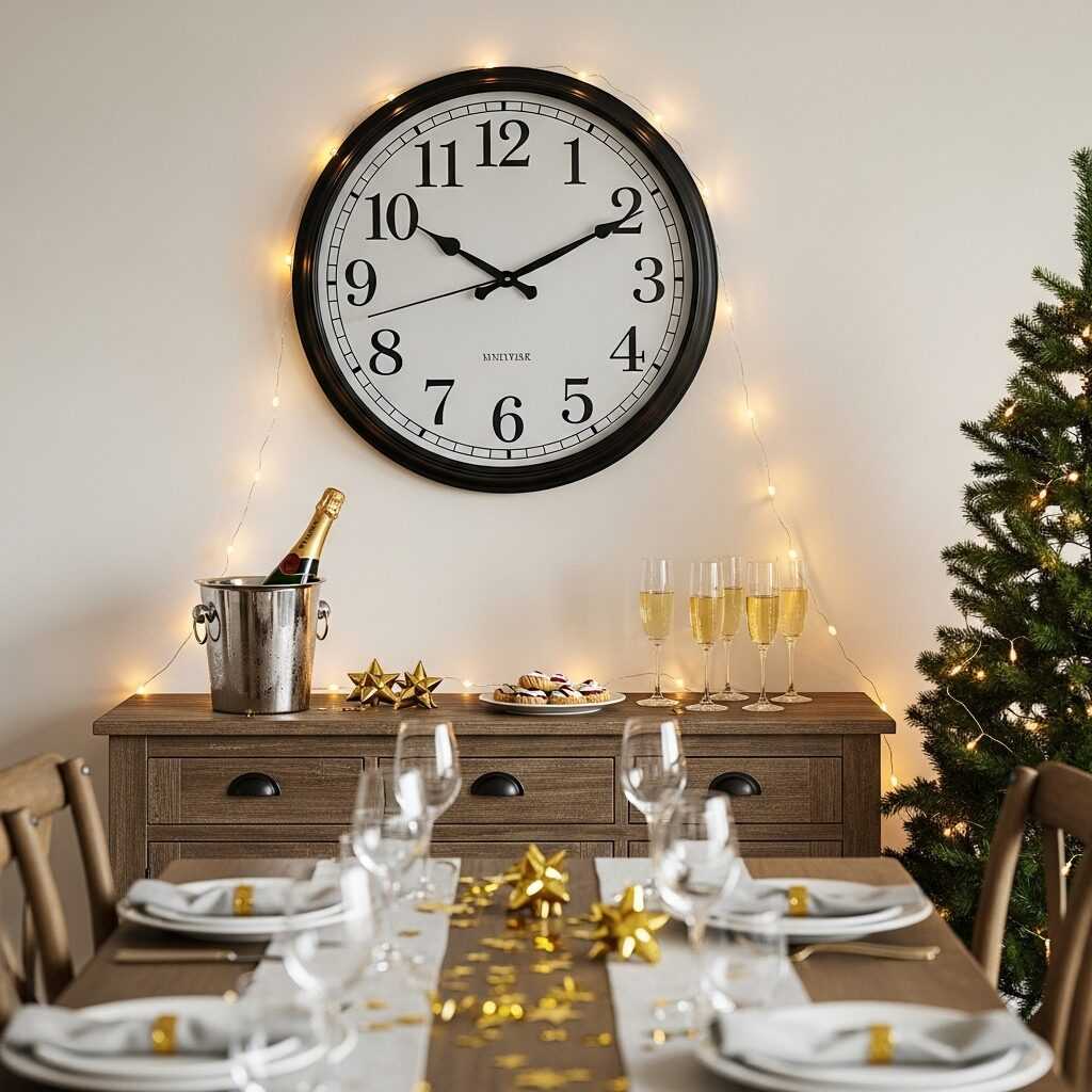 Ways to Style Farmhouse Wall Clocks During the New Year Celebrations