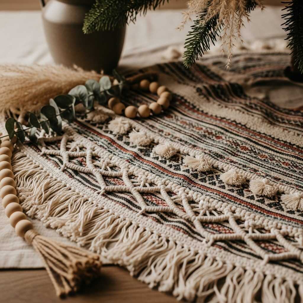What Gives A Tree Skirt The “Boho” Look?