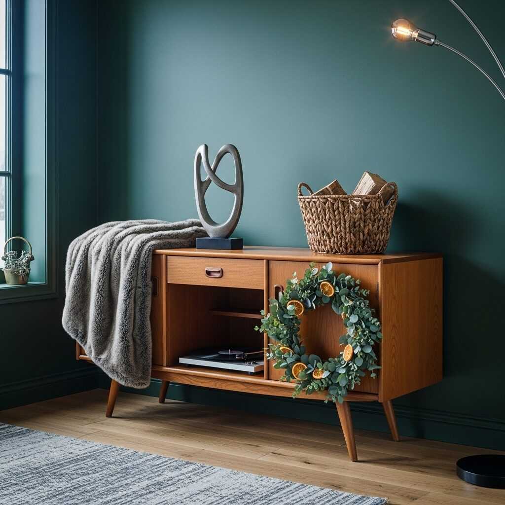 Why Mid-Century Style Works So Well With Winter Decor