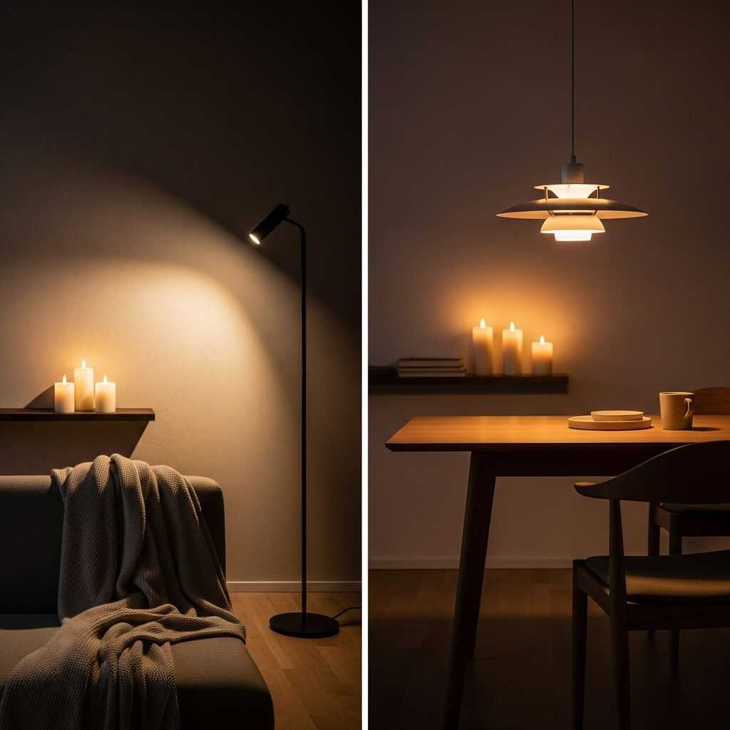 Why Minimalist Lighting Works So Well for Cozy, Festive Spaces