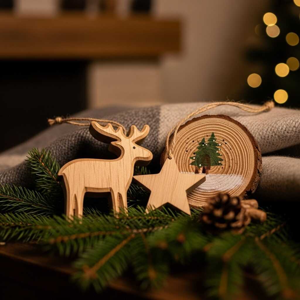 Why Rustic Wooden Ornaments Feel So Special
