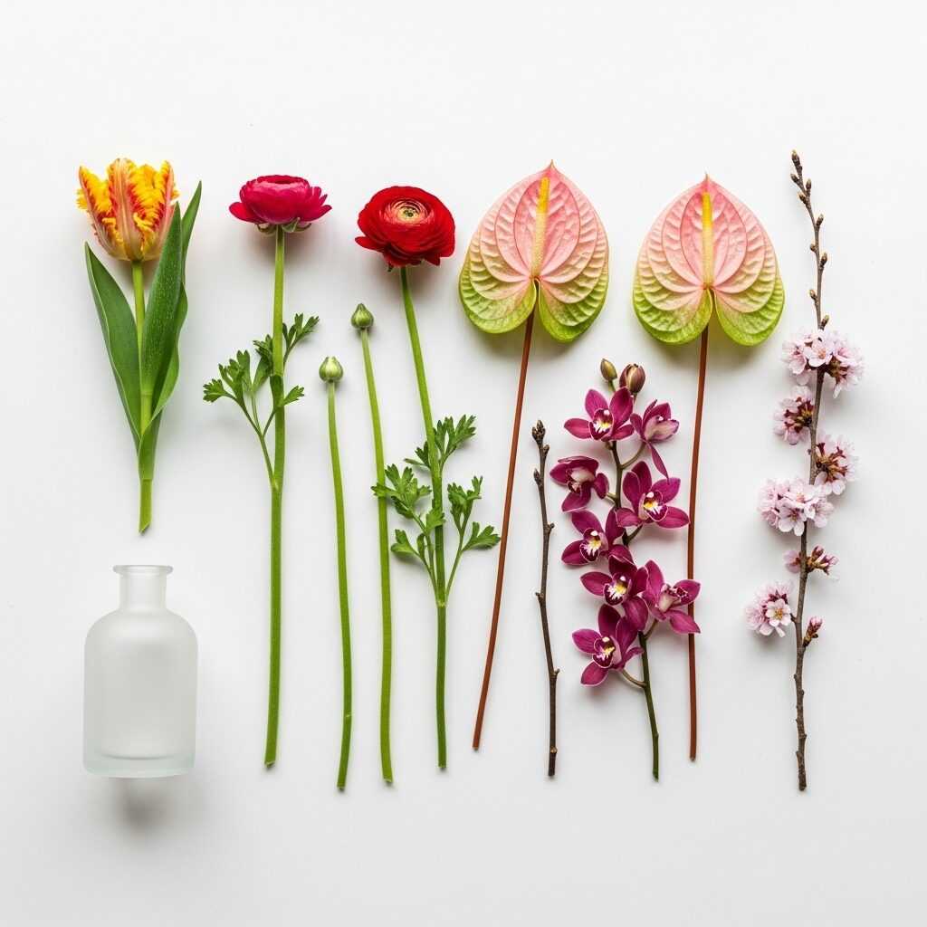 Choosing the Right Flowers for Minimalist Arrangements