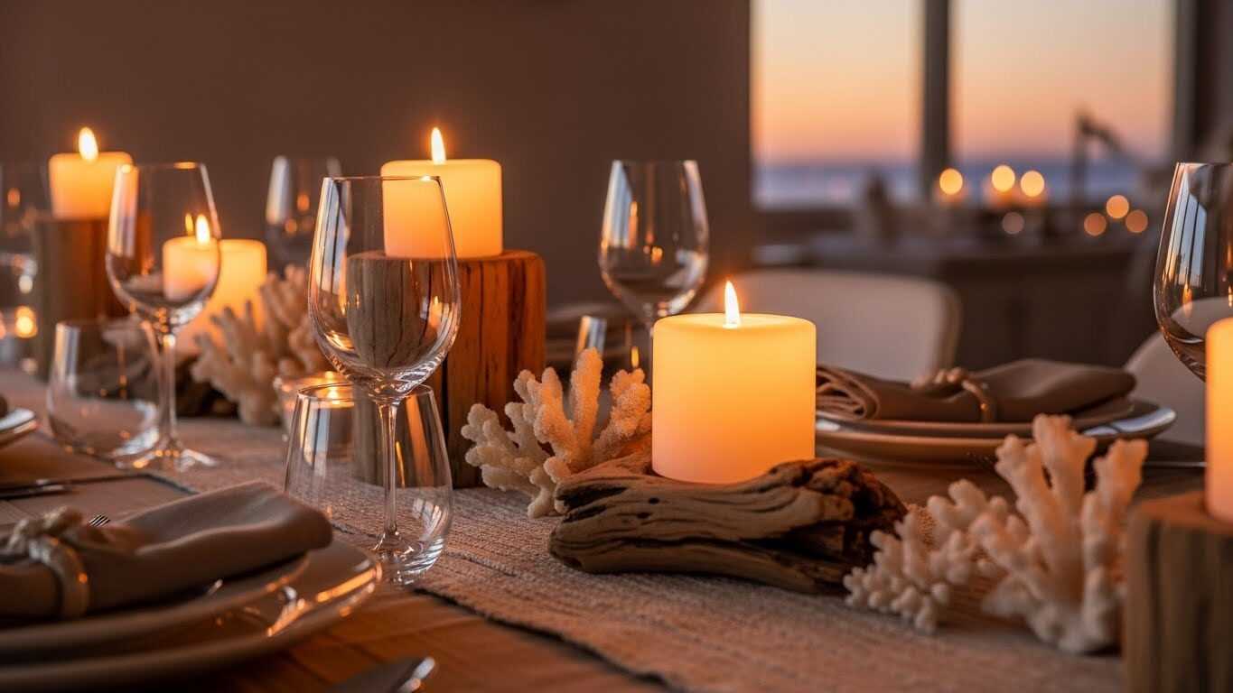 Coastal Candles to Elevate Your Dinner Table